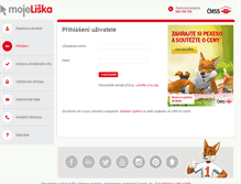 Tablet Screenshot of mojeliska.cz